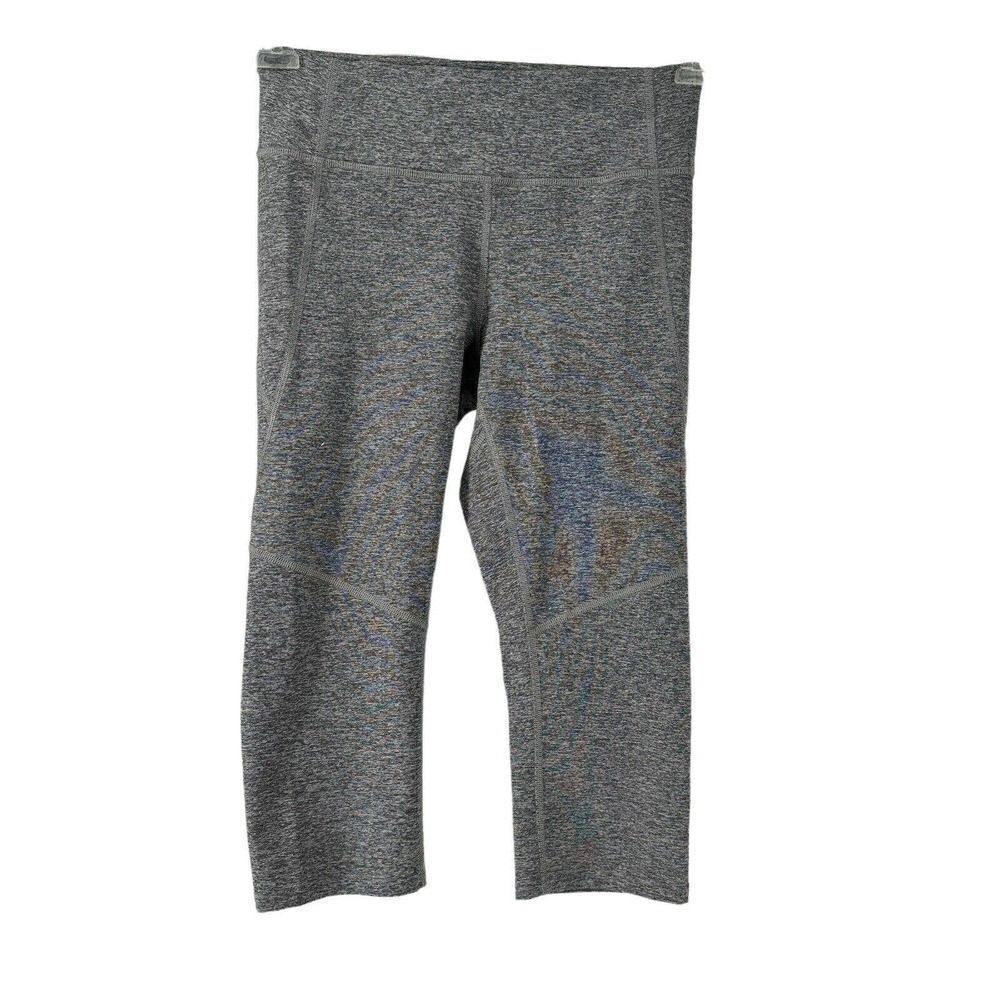 Outdoor Voices Leggings Women's Size S Gray Crop Active Wear Bottoms Mid Rise